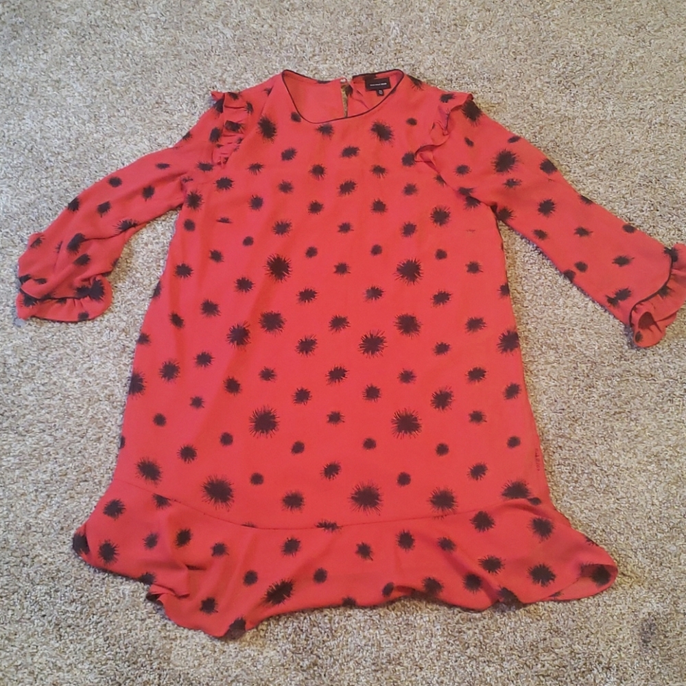 Who what wear red and black dress